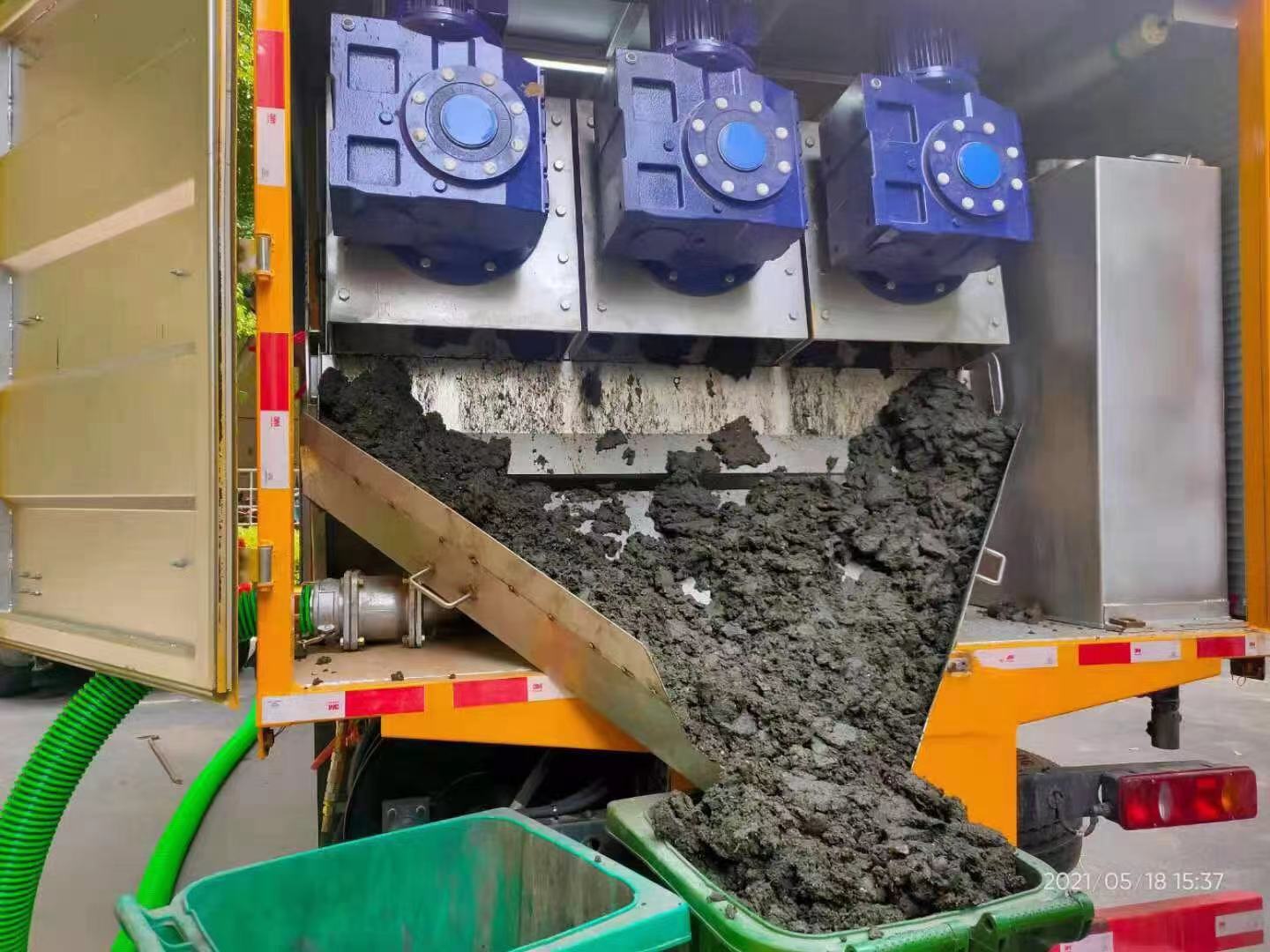 沅陵化粪池清掏城市维护站-泥浆净化干湿分离处理